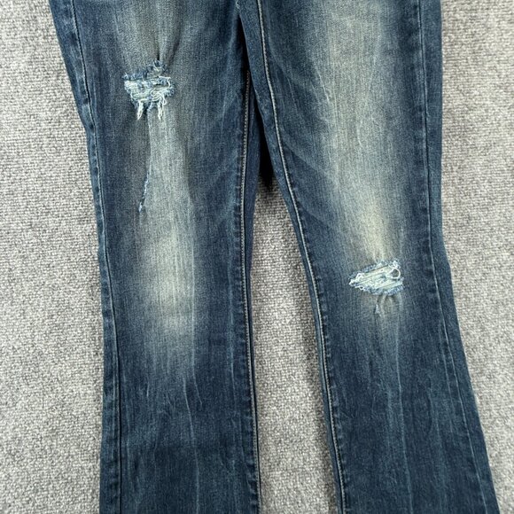 NWT American Eagle Jeans Women Kick Boot Cut Dark Wash Denim Stretch - Picture 4 of 16